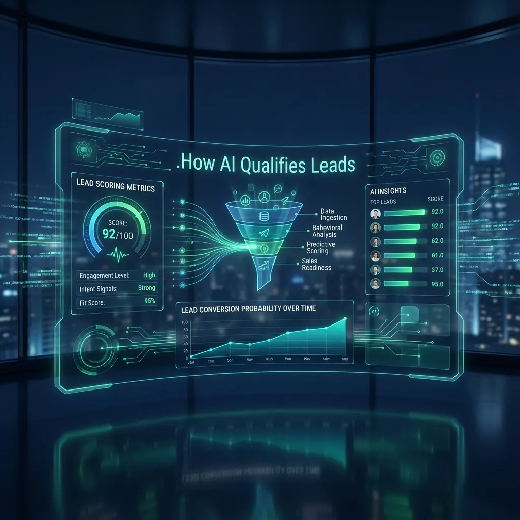 How AI qualifies leads before your sales team talks to them.