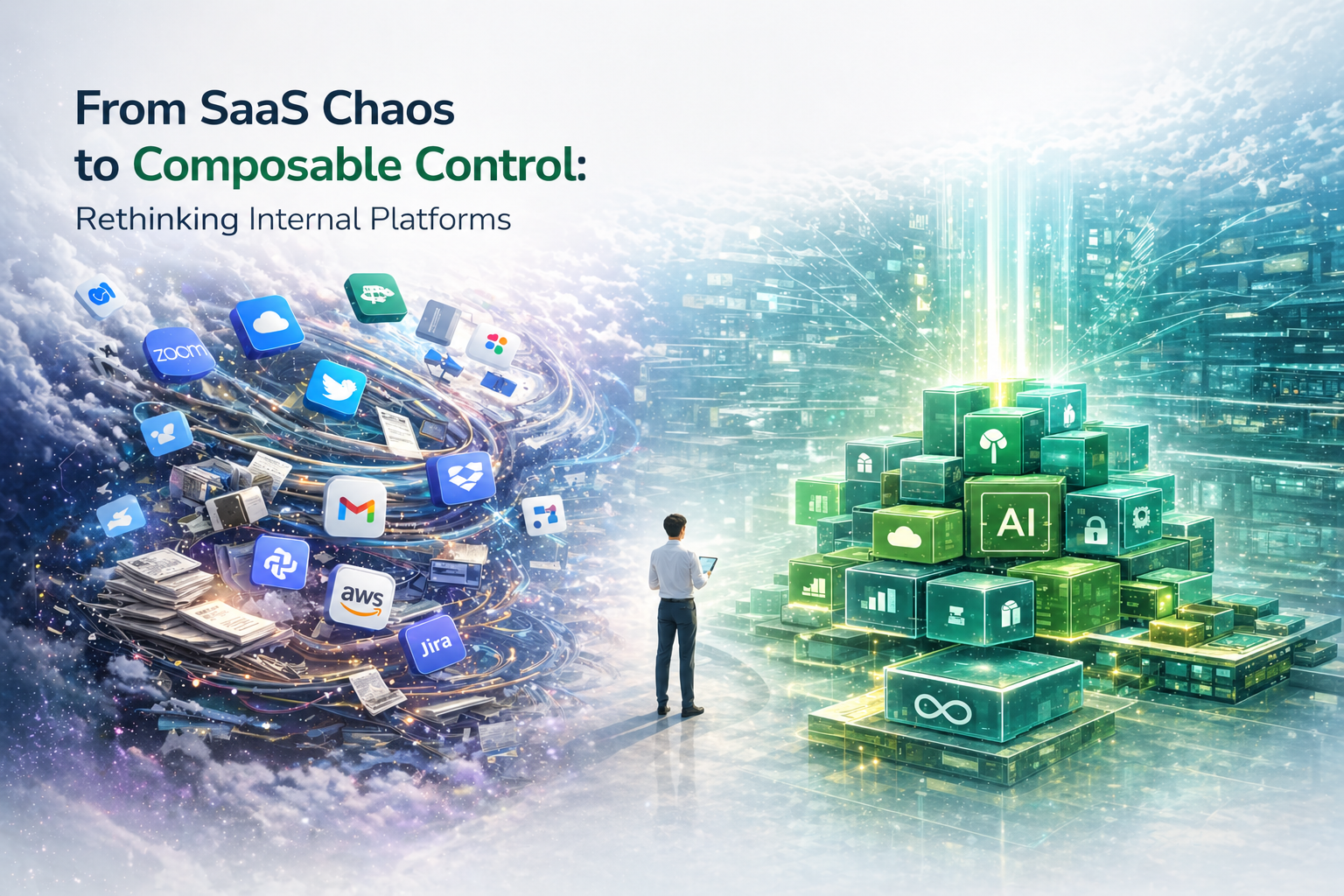 From SaaS chaos to composable control, rethinking internal platforms.