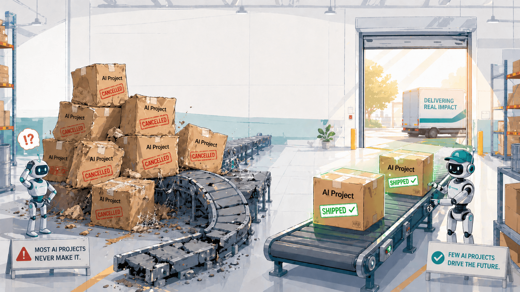 Why 80% of AI projects fail before they ship, and how to avoid it.